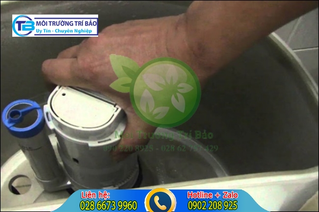 c&aacute;ch lắp đặt bồn xả nước bồn cầu