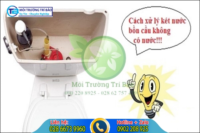 k&eacute;t nước bồn cầu kh&ocirc;ng c&oacute; nước