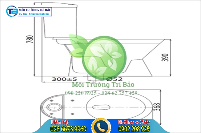 Bồn cầu k&eacute;t rời VI66