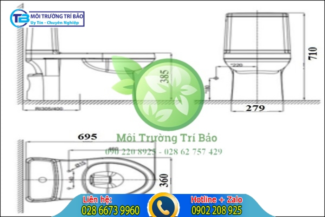 K&iacute;ch thước bồn cầu American