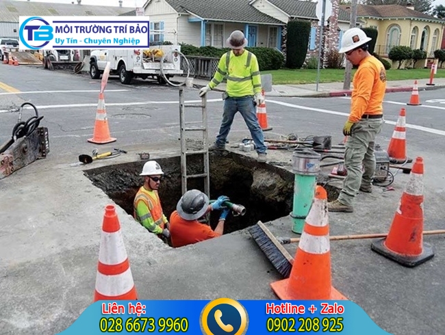 Dịch vụ nạo vét hố ga quận Bình Thạnh do trí bảo cung cấp