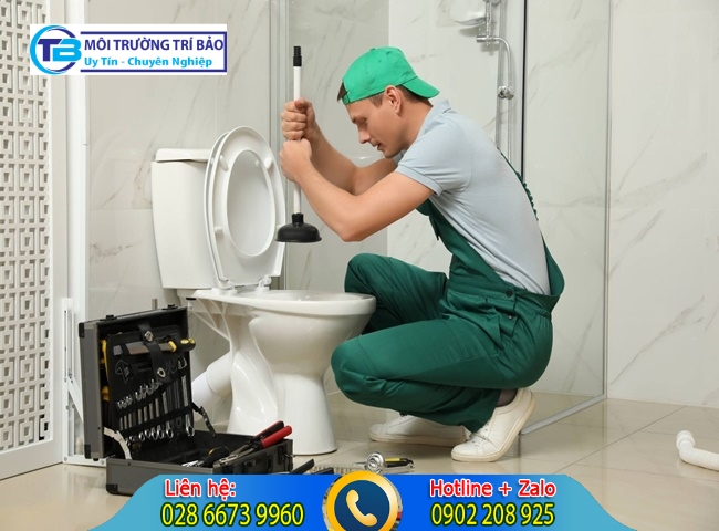 Bồn cầu bị cạn nước v&agrave; mất nước tổng