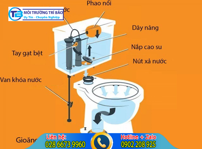 Bồn cầu bị cạn nước v&igrave; sao?