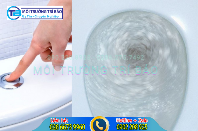 Dùng áp lực nước.