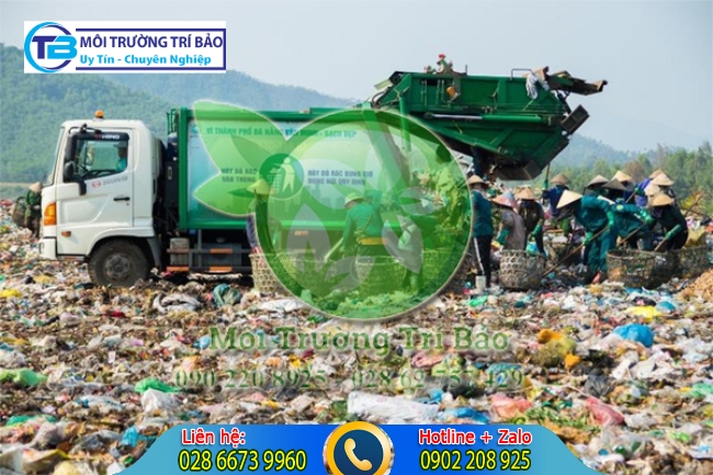 Xử l&yacute; r&aacute;c thải sinh hoạt.