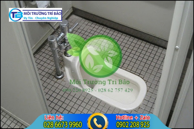 Cấu tạo của bồn cầu ngồi xổm