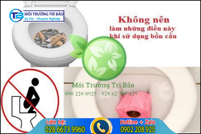 Cấu tạo chung của bồn cầu