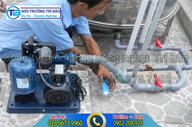 M&aacute;y hơi thổi nước đường cống.