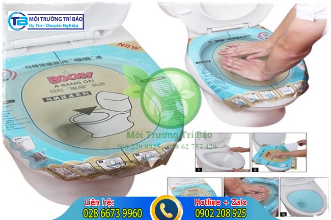 miếng dán thông bồn cầu an toàn