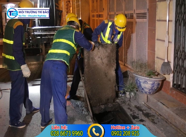 C&ocirc;ng ty nạo v&eacute;t hố ga quận 4 Tr&iacute; Bảo gi&aacute; rẻ