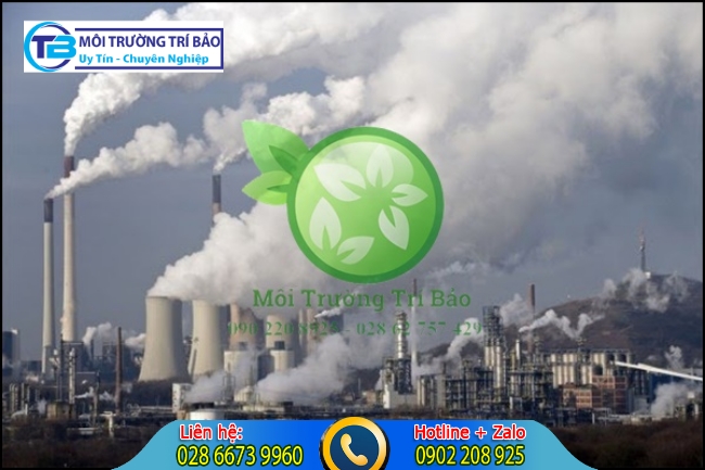 &Ocirc; nhiễm kh&ocirc;ng kh&iacute; do c&aacute;c nh&agrave; m&aacute;y x&iacute; nghiệp sản xuất