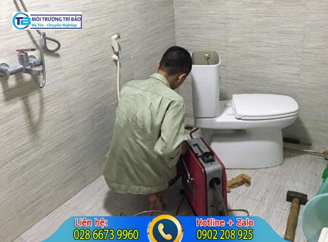 Rút hầm cầu huyện Bến Lức lý do bị nghẹt