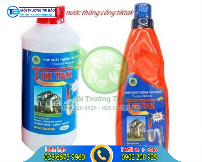 Thuốc thông cống giá rẻ.