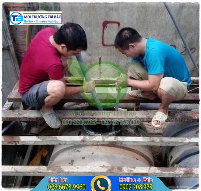 Thi công rút hầm cầu tại Tiền Giang.