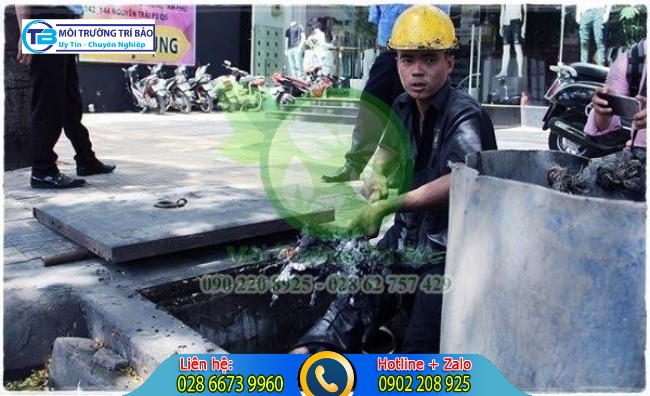 Nạo vét cống ngầm tphcm.
