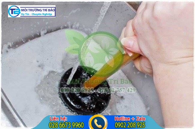 Th&ocirc;ng bồn rửa ch&eacute;n an to&agrave;n vệ sinh.