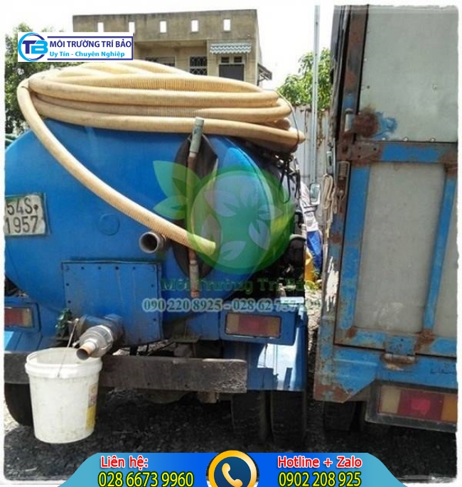 Thi công hút bể phốt tại tphcm.