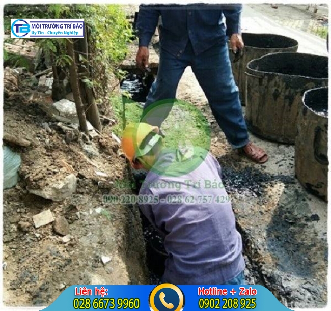 Th&ocirc;ng cống nghẹt tỉnh B&igrave;nh Phước.