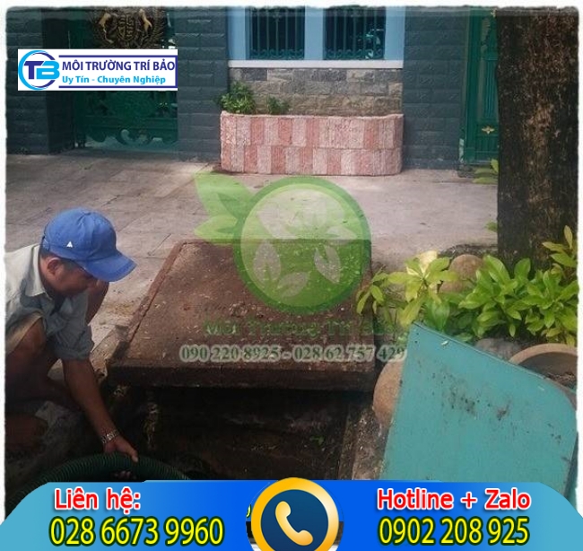 Quy trình rút hầm cầu Long An