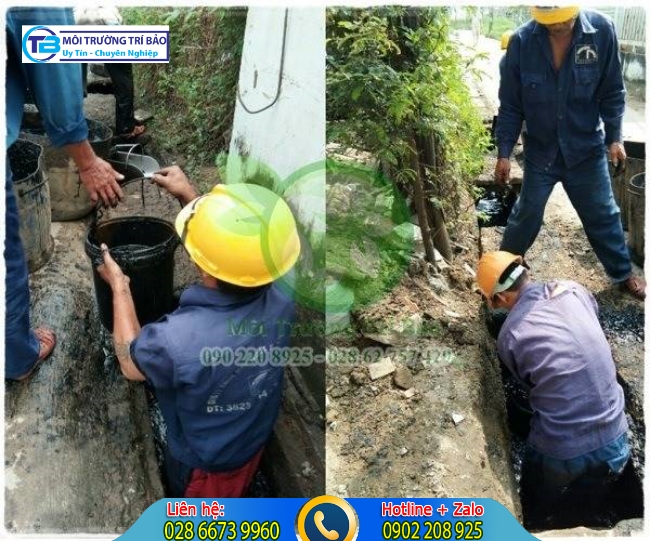 Dịch vụ nạo vét cống ngầm.