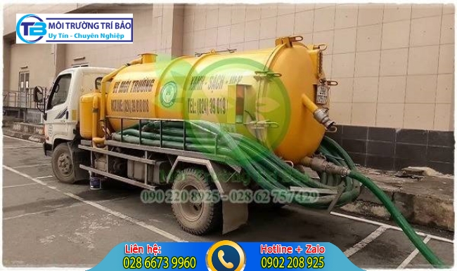 Xe chuyên rút hầm cầu Đồng Nai