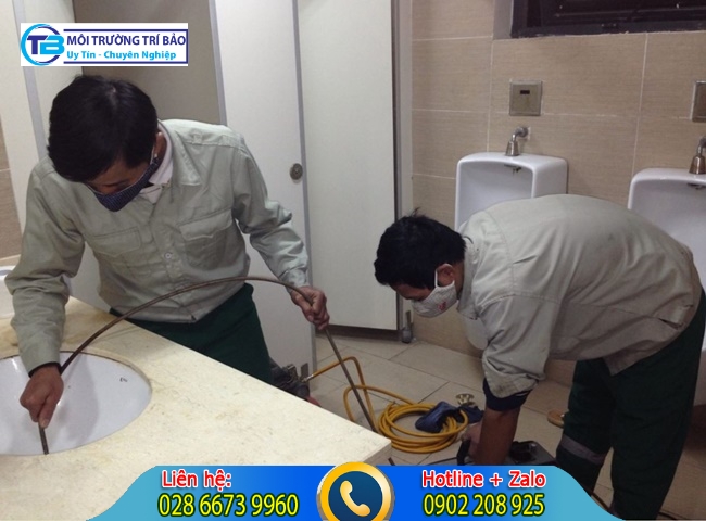 Thông cống nghẹt huyện Cần Giuộc công nghệ cao