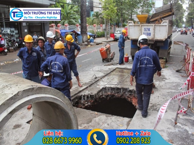 Đơn vị th&ocirc;ng cống nghẹt quận 3 n&ecirc;n lựa chọn Tr&iacute; Bảo