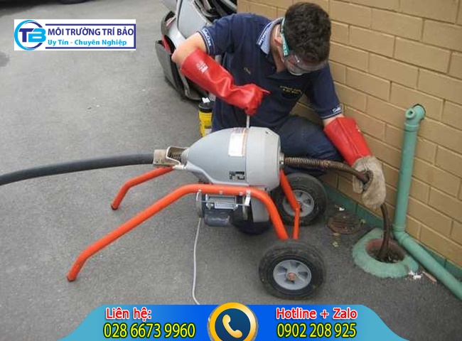 Thông cống nghẹt thị xã Kiến Tường công nghệ cao