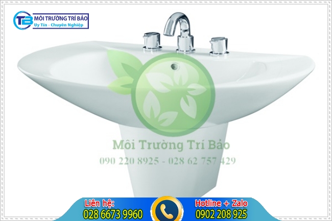 Kích thước lavabo chân lửng