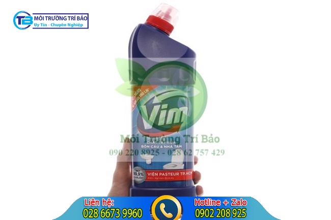 Dung dịch vệ sinh bồn cầu Vim.