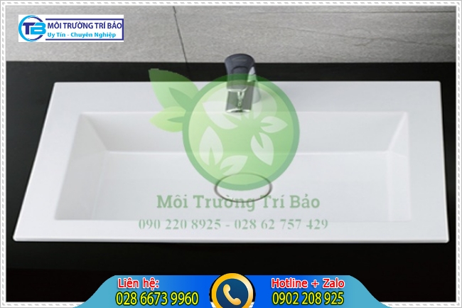 Kích thước lavabo hình chữ nhật