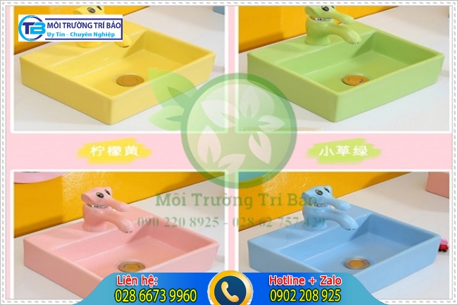 Kích thước lavabo trẻ em