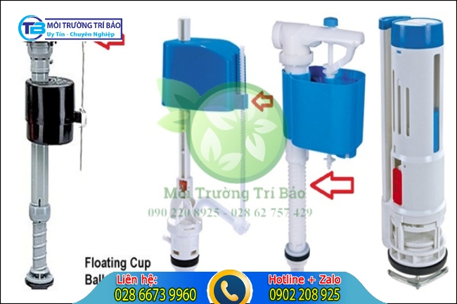 c&aacute;ch chỉnh phao bồn cầu nổi