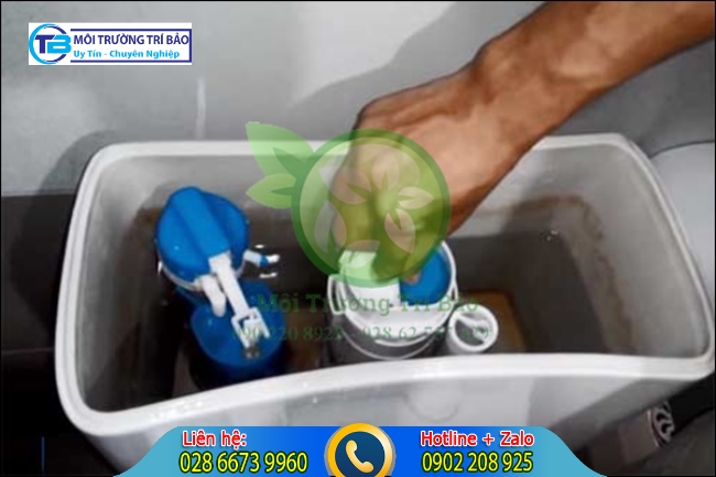 c&aacute;ch sửa bồn cầu bị r&ograve; rỉ - sửa van xả