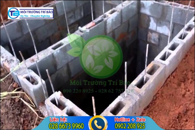 c&aacute;ch x&acirc;y bể phốt 2 ngăn