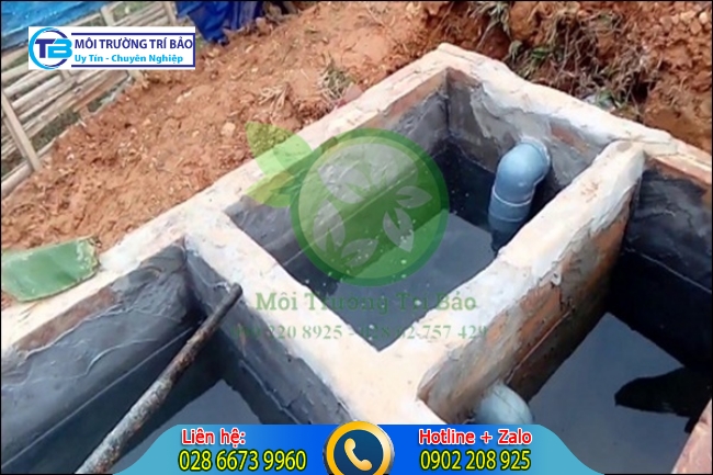 lắp đường ống bể phốt